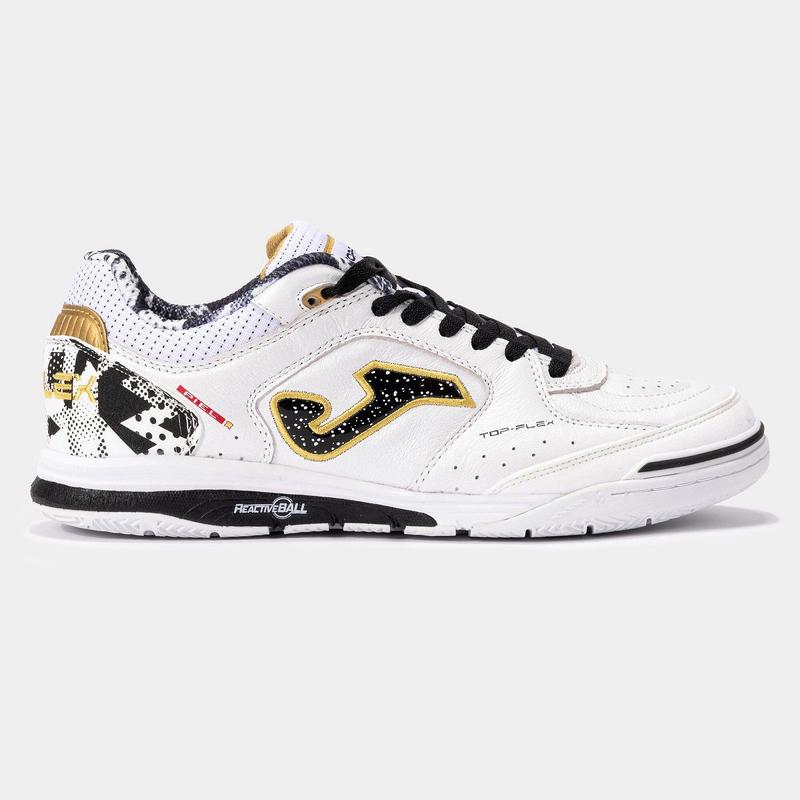 Chuteira de Futsal Joma Top Flex Rebound 24 Indoor Dourada